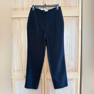 Nine West Black Straight-Leg Tapered Dress Pants